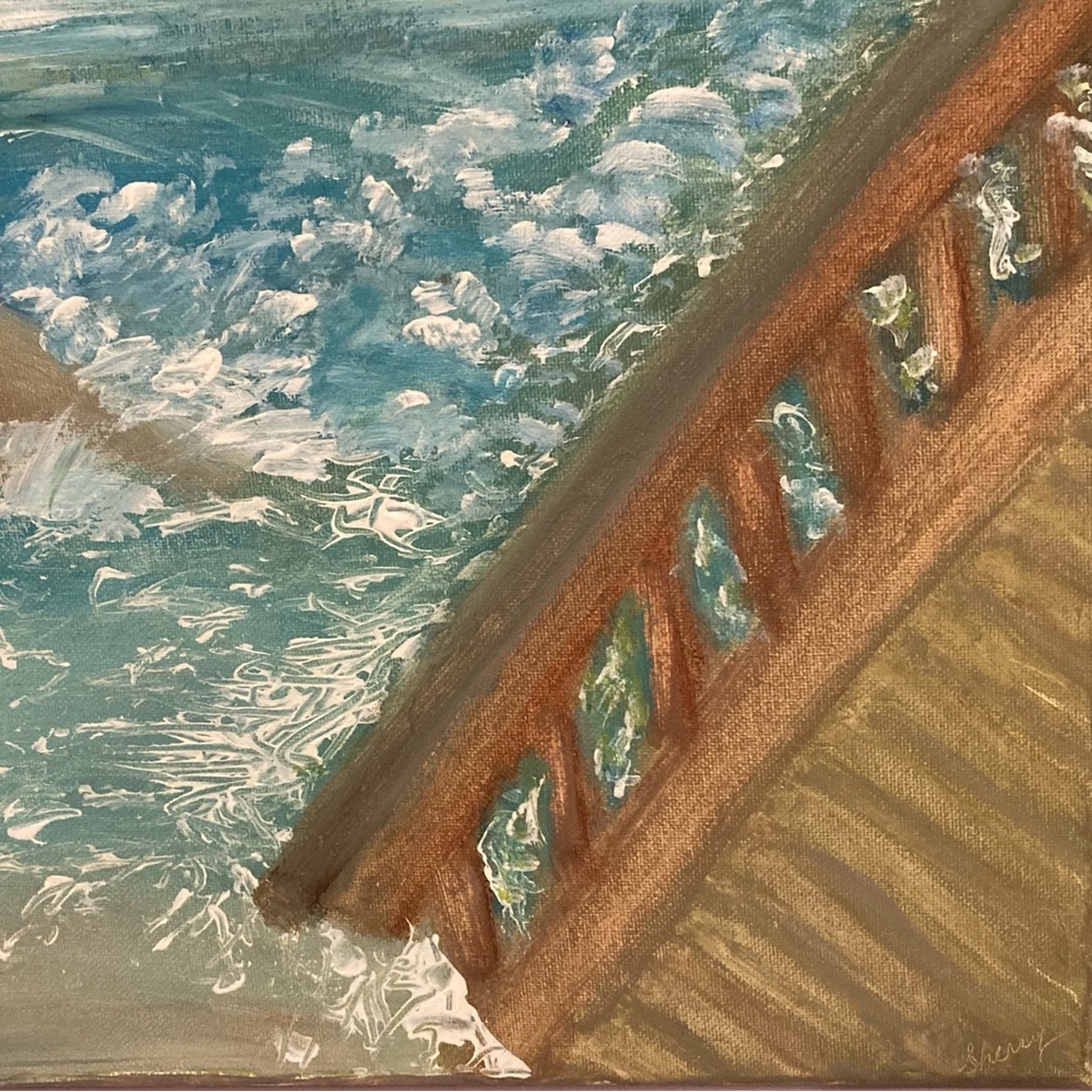 Canvas print from my acrylic painting